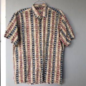 men’s short sleeve button up shirt Hawaiian